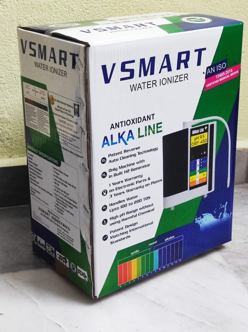 VSmart Water Ionizer - Alka Liv Model view 3