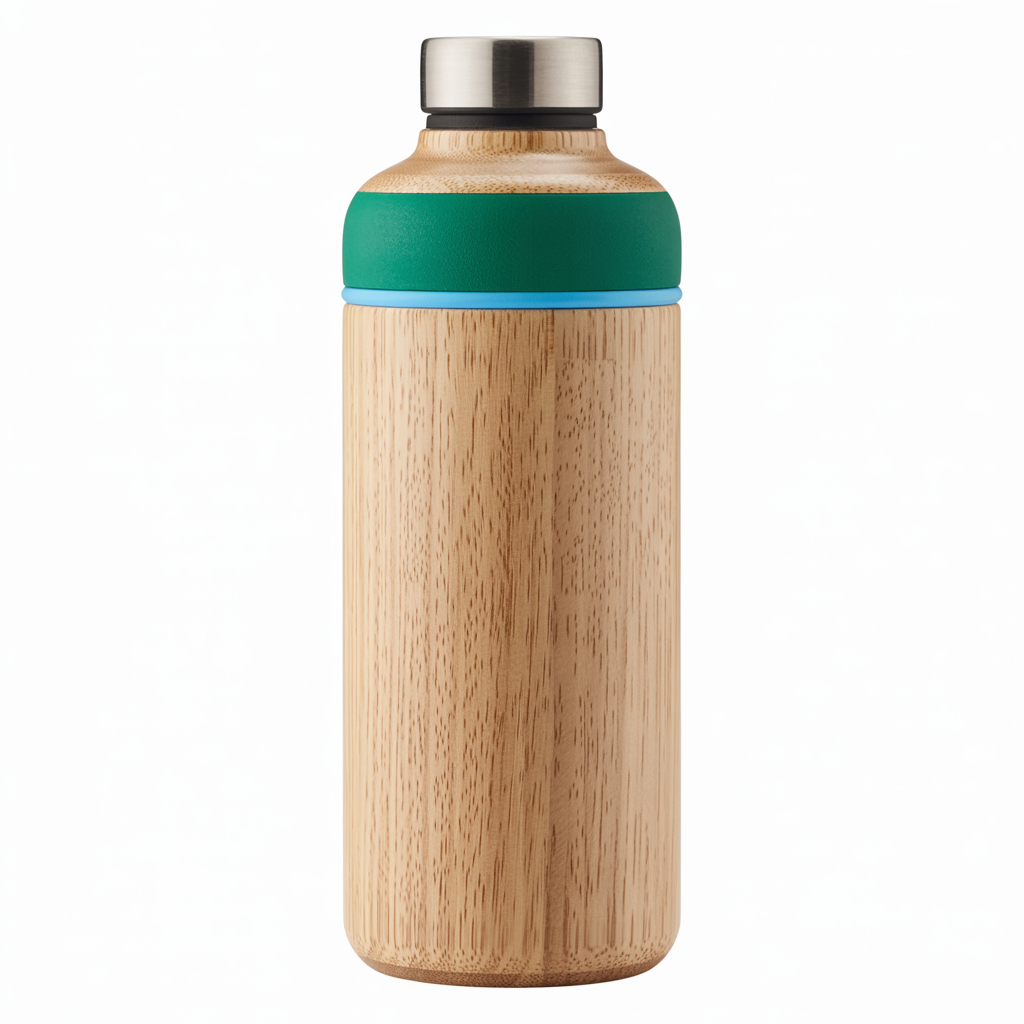Eco-Friendly Wooden Water Bottle